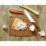 Epicurean Bench Scraper in Nutmeg, 10x15cm, ideal for scraping, scooping, and cutting dough, dishwasher-safe wooden composite.