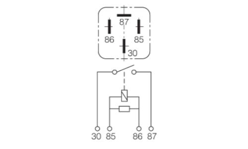 Relay 12v 4pin 70a Resist Pk50