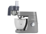 Dicing attachment for Kenwood mixers, grey plastic and aluminum, compatible with Chef Sense and Chef XL series.