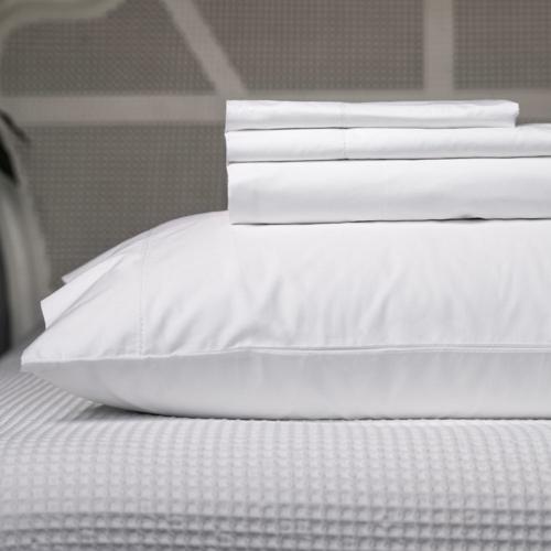 Baksana - 500TC King SIngle Sheet Set Sheet - Optic White