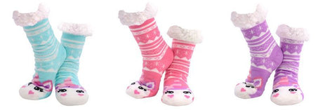 Colorful ladies' socks featuring 12 assorted whimsical unicorn designs for comfort and style. Perfect for everyday wear.