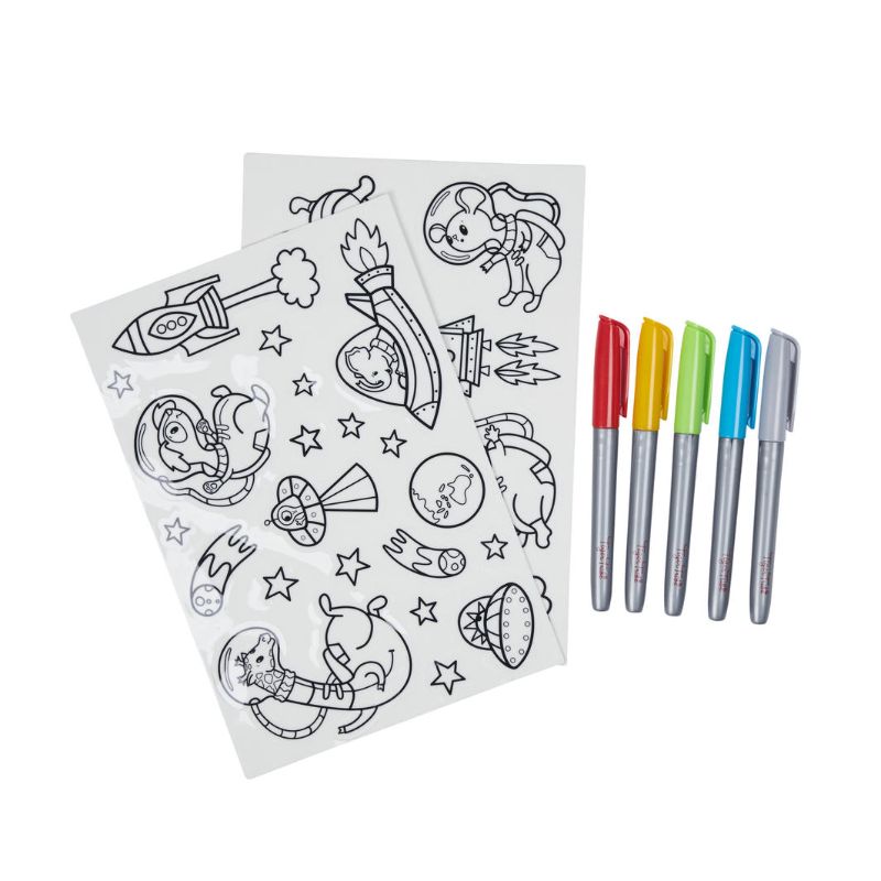 Movable Wall Art Kit - Space Animals