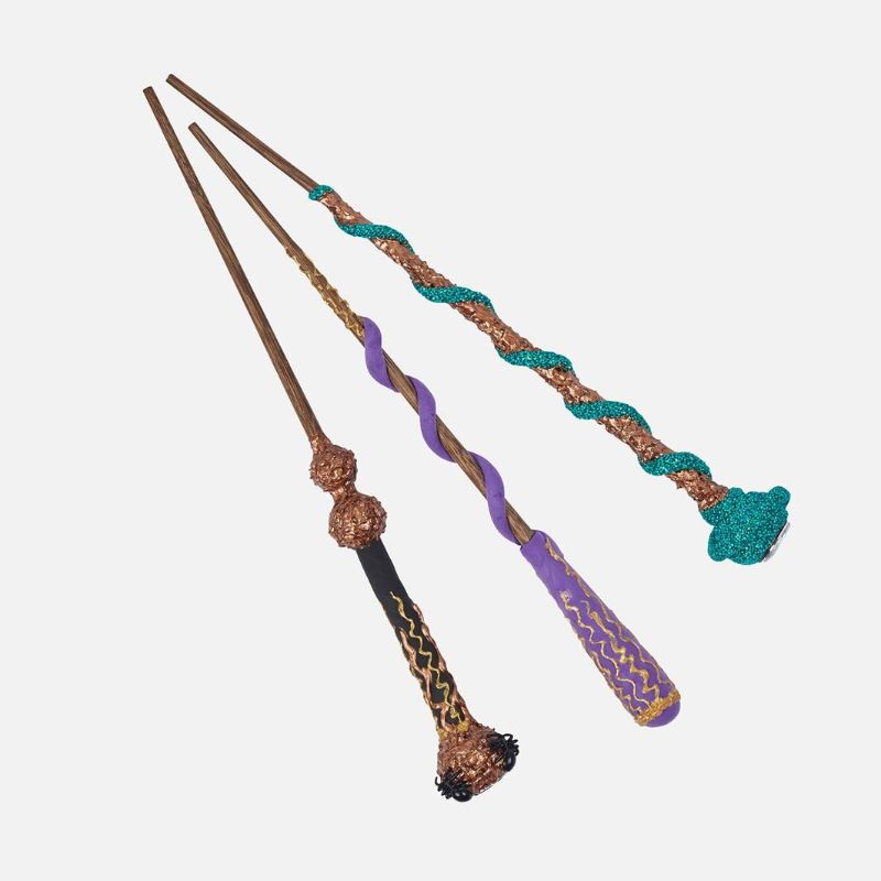 Colorful Magic Wand Kit by Tiger Tribe for kids, includes materials to create three unique wands and encourages imaginative play.