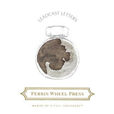 Ferris Wheel Press Fountain Pen Ink Leadcast Letters 38ml