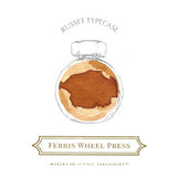 Ferris Wheel Press Fountain Pen Ink Russet Typecase 10ml