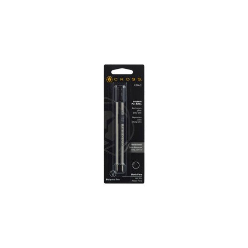 Cross Ballpoint Refill Black Fine - Dual Pack