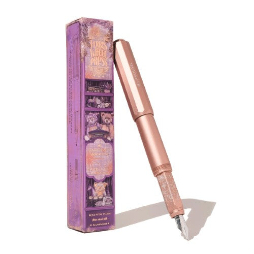 Ferris Wheel Press Fountain Pen Aluminium Carousel Rose Petal Plush Fine