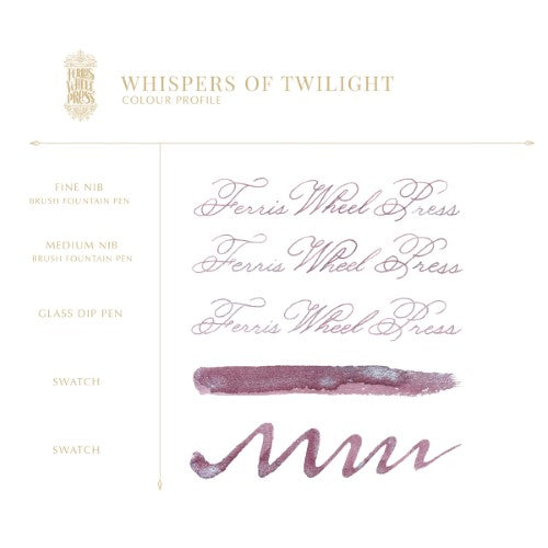 Ferris Wheel Press Fountain Pen Ink Ferritales Whispers of Twilight 85ml