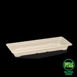Tray Biocane Sushi Natural Long - 100PC