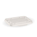 Lid Biocane Container Rectangle White 500ml To 600ml - 125PC