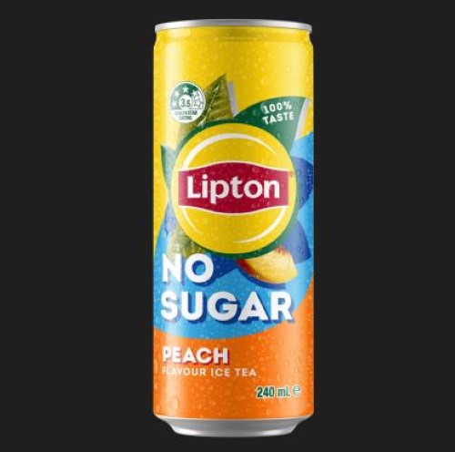 Ice Tea Peach No Sugar Can - 24X240ML