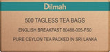 Tea Bag English Breakfast Tagless - 500PC