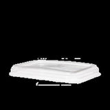 Lid Plastic Container Sugarcane Rectangle 16oz - 50PC