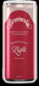 Drink Raspberry & Pomegranate Light Can - 24X250ML