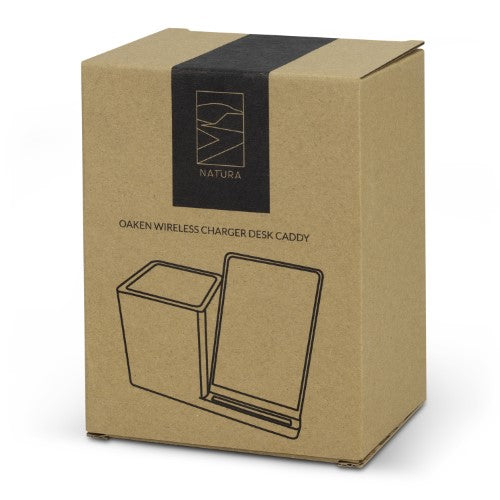 Wireless Charger Desk Caddy - NATURA Oaken