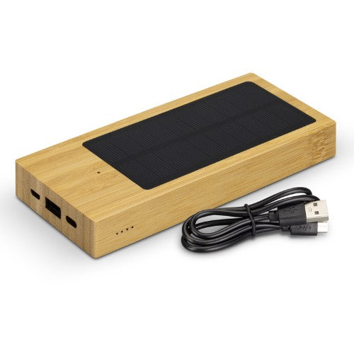 Solar Power Bank - NATURA Bamboo (Natural)
