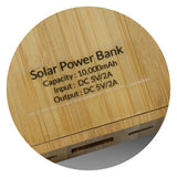 Solar Power Bank - NATURA Bamboo (Natural)