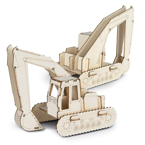 Wooden Model - BRANDCRAFT Excavator