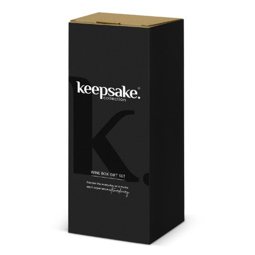 Wine Box Gift Set - Keepsake (Natural)
