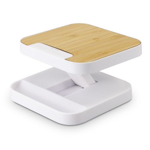 Wireless Fast Charging Stand - Flex (Natural/White)