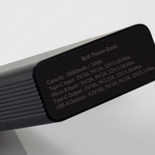 Power Bank - Bolt 22.5W QC (Black)