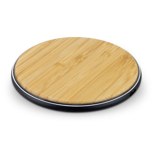 Wireless Fast Charger - Bamboo 15W (Natural/Black)