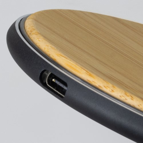 Wireless Fast Charger - Bamboo 15W (Natural/Black)
