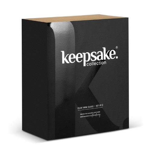 Wine Glass - Keepsake Dusk Clear/Smoke (Set of 2)