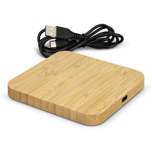 Wireless Fast Charging Hub - NATURA Bamboo