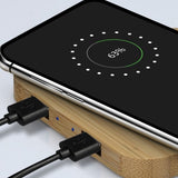 Wireless Fast Charging Hub - NATURA Bamboo