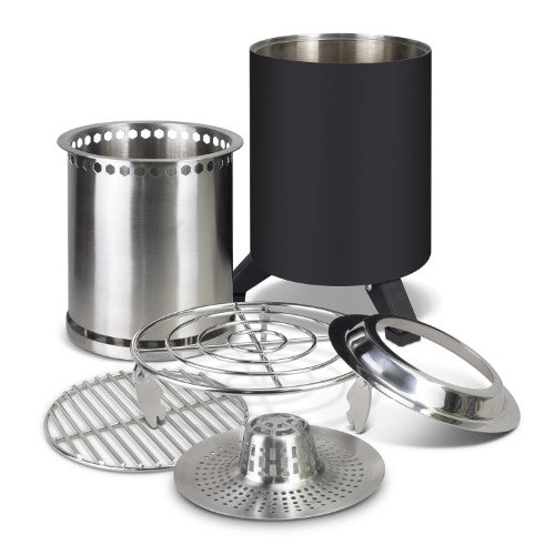 Camp Fire and Cooker - Frontier (Black)