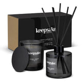 Candle and Diffuser Set - Keepsake (Black)