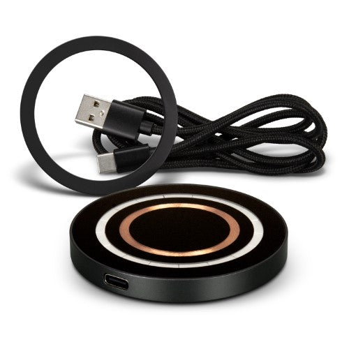 Single Wireless Charger - INGENIO Arc (Gunmetal/Black)