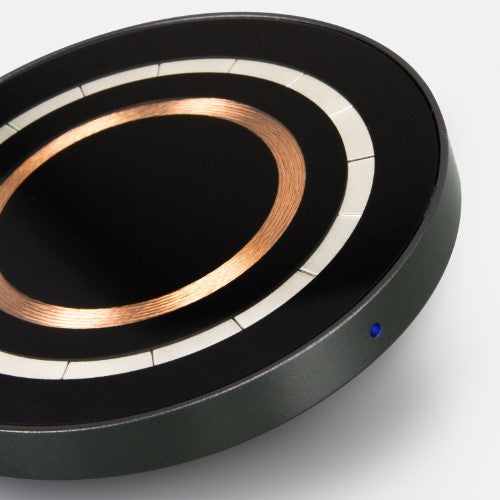 Single Wireless Charger - INGENIO Arc (Gunmetal/Black)