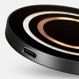Single Wireless Charger - INGENIO Arc (Gunmetal/Black)