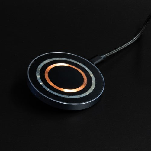 Single Wireless Charger - INGENIO Arc (Gunmetal/Black)