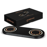 Dual Wireless Charger - INGENIO Arc  (Gunmetal/Black)