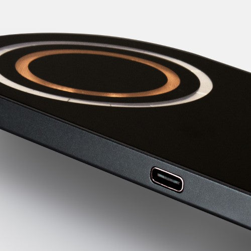 Dual Wireless Charger - INGENIO Arc  (Gunmetal/Black)