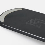 Dual Wireless Charger - INGENIO Arc  (Gunmetal/Black)