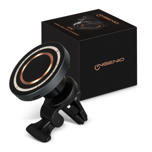 Wireless Car Charger - INGENIO Arc (Gunmetal/Black)
