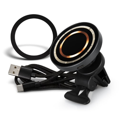 Wireless Car Charger - INGENIO Arc (Gunmetal/Black)