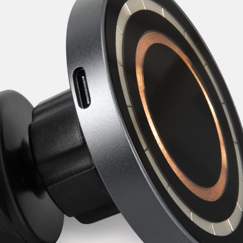 Wireless Car Charger - INGENIO Arc (Gunmetal/Black)