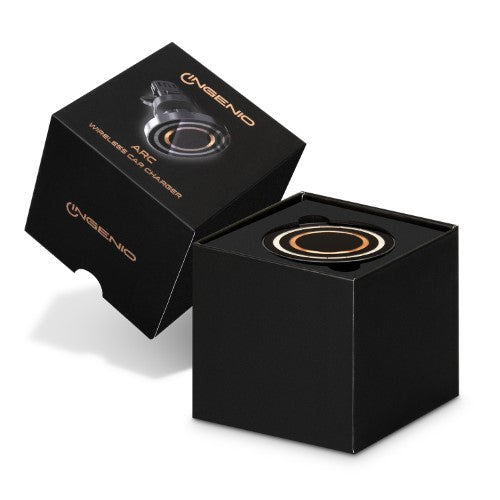 Wireless Car Charger - INGENIO Arc (Gunmetal/Black)