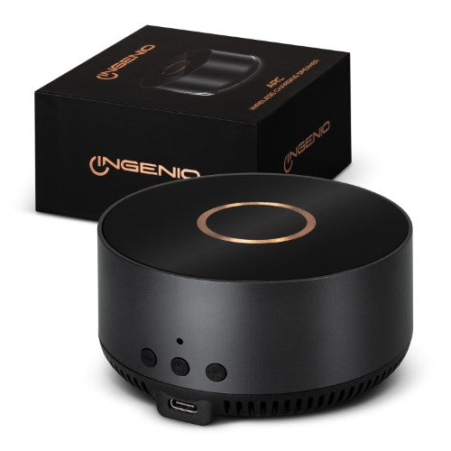 Wireless Charging Speaker - INGENIO Arc (Gunmetal/Black)