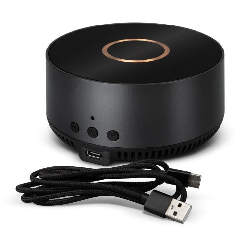 Wireless Charging Speaker - INGENIO Arc (Gunmetal/Black)
