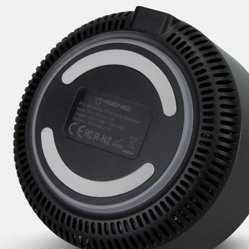 Wireless Charging Speaker - INGENIO Arc (Gunmetal/Black)