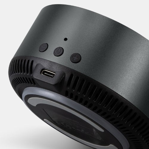 Wireless Charging Speaker - INGENIO Arc (Gunmetal/Black)