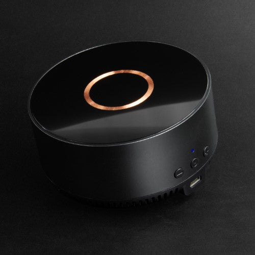 Wireless Charging Speaker - INGENIO Arc (Gunmetal/Black)