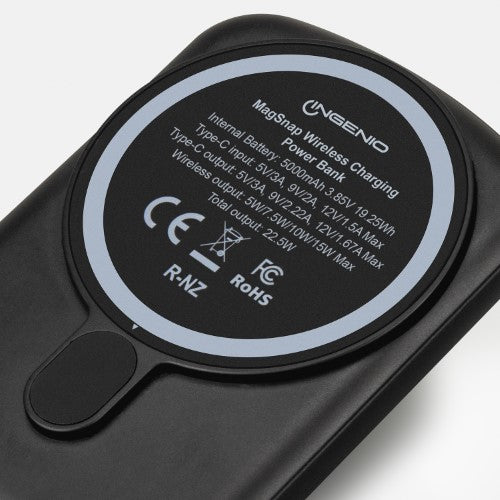 Wireless Charging Power Bank - INGENIO MagSnap