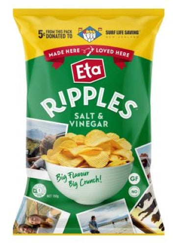 Chips Ripple Cut Salt & Vinegar - 150G